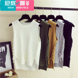 时尚与舒适兼备——2017春装韩版圆领绑带开叉宽松针织衫深度评测